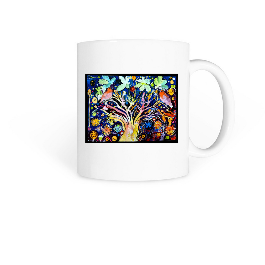Desire by Dan White, a White Coffee Mug
