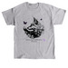 Lupus: The Wolf & The Butterfly & The Bow, a Sport Grey Classic Unisex Tee