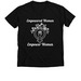 Empowered women, a Solid Black Blend Premium V-Neck Tee
