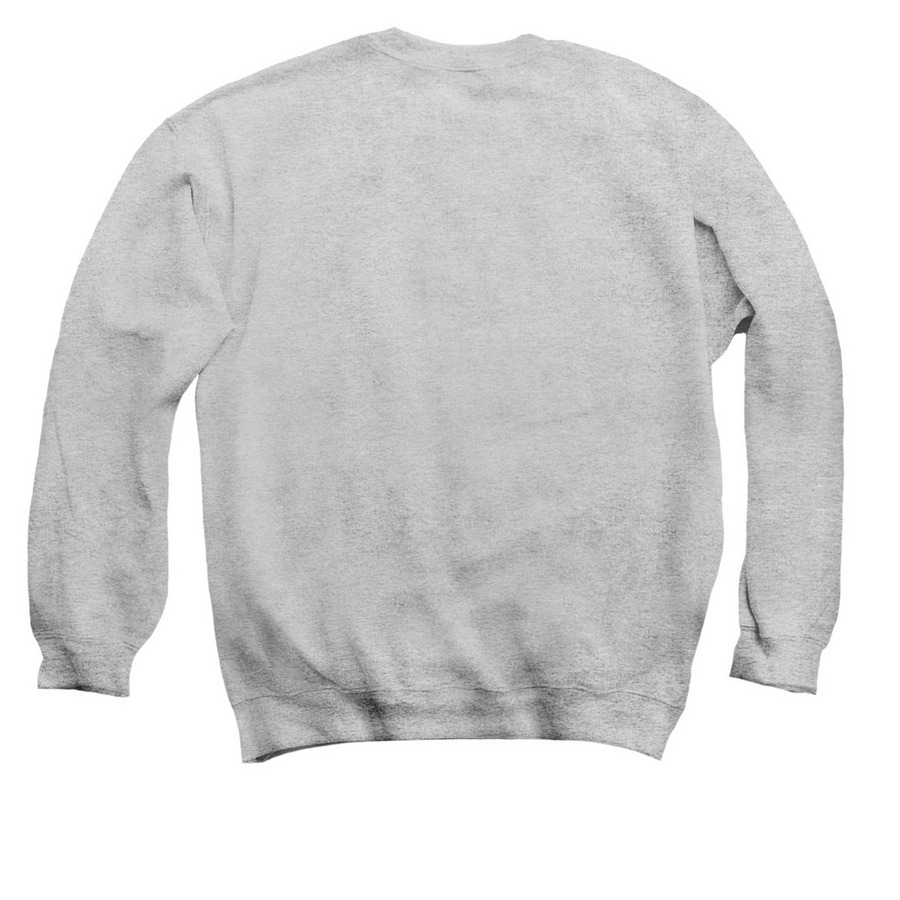Kewaskum A's Baseball Line, a Sport Grey Crewneck Sweatshirt (back-view)