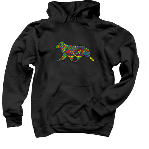 Pacific NW Herding Club:&nbsp; Zentangle Aussie, a Black Pullover Hoodie