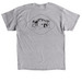 Original Boat House Silhouette, a Sport Grey Classic Unisex Tee (back-view)