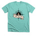 Trail Kids RVA Black Compass, a Heather Sea Green Premium Unisex Tee