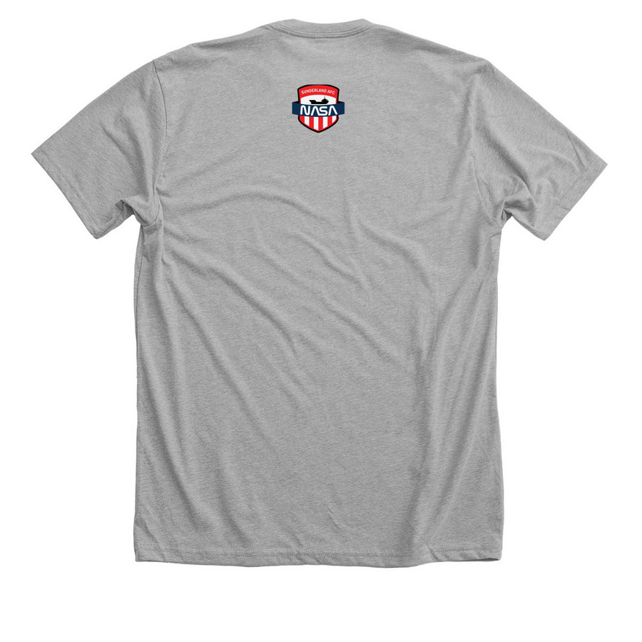 Throbbey for Brobbey, a Athletic Heather Premium Unisex Tee (back-view)