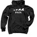 PASA Classic - White Logo&nbsp;, a Black Pullover Hoodie