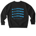 MA Fit, a Black Stanley/Stella Unisex Changer 2.0 Crewneck Sweatshirt (back-view)