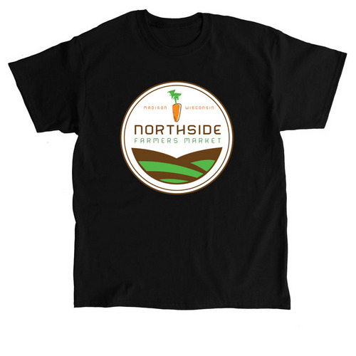 Northside Farmers Market, a Black Classic Unisex Tee