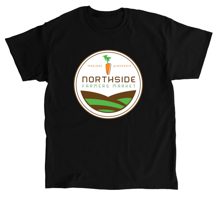 Northside Farmers Market, a Black Classic Unisex Tee