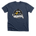 SHARK STRONG Tattoo, a Heather Navy Premium Unisex Tee