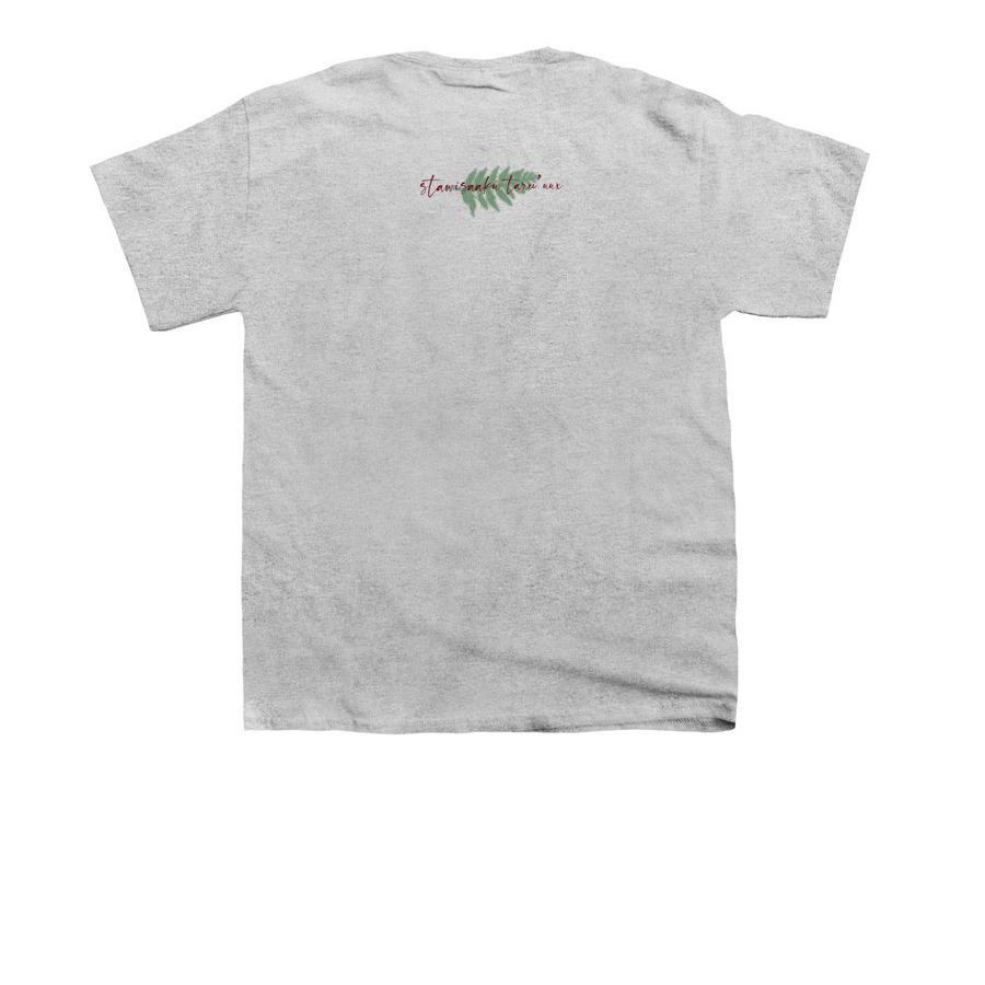 Sahnish&nbsp;, a Sport Grey Youth Unisex Tee (back-view)