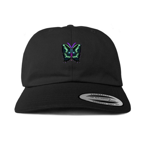 Moth Hats, a Black Printed Classic Baseball Cap