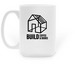 Build mug, a White Large Coffee Mug (back-view)