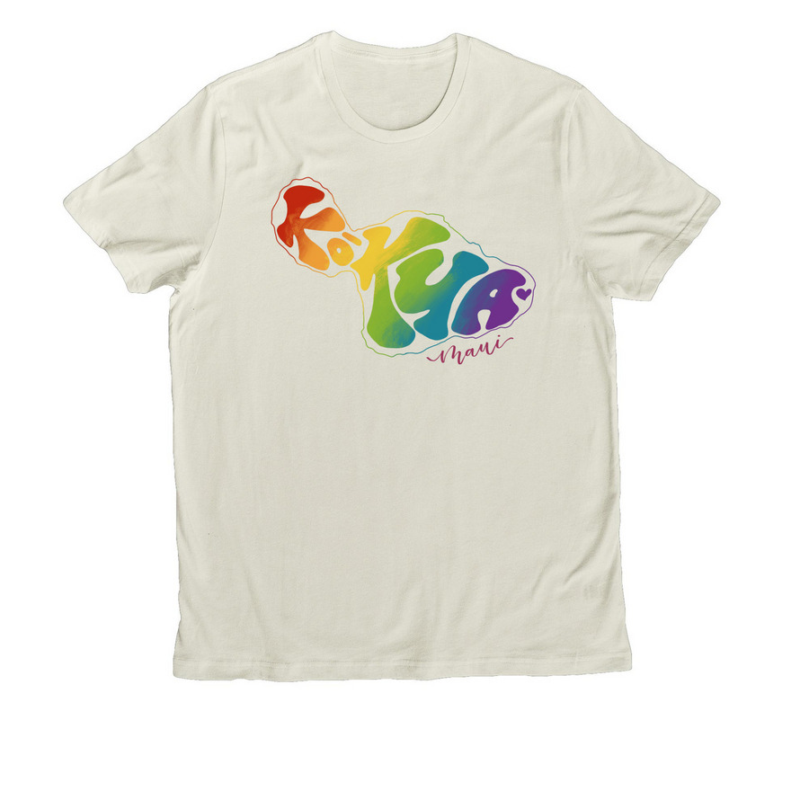 K?kua Maui - Wildfire Relief Fundraiser, a White Sand Allmade Organic Cotton Unisex Tee