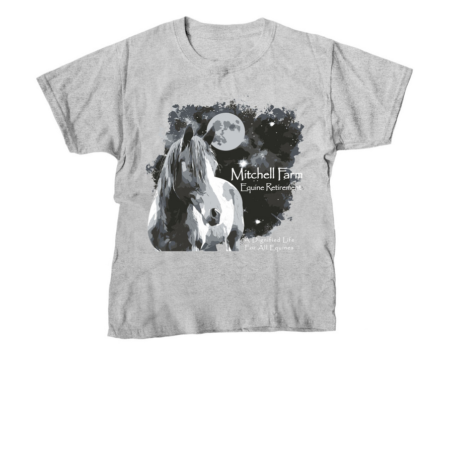 A Dignified Life For All Equines, a Sport Grey Youth Unisex Tee