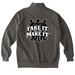 Boots on the Dance Floor Collection, a Pepper Comfort Colors Quarter Zip Pullover (back-view)