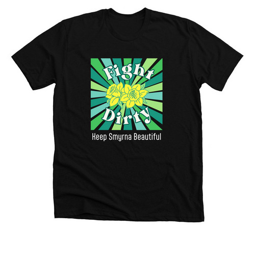 Fight Dirty, a Solid Black Blend Premium Unisex Tee