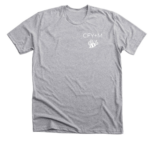 Cruelty Free You + Me Logo Tee, a Athletic Heather Premium Unisex Tee