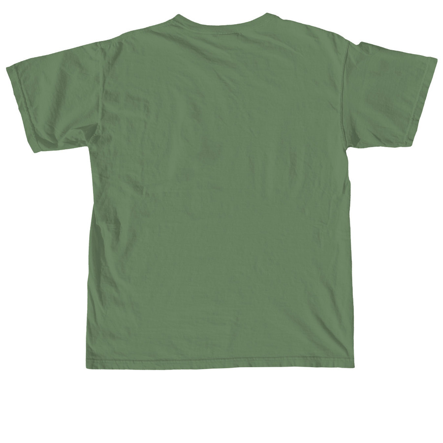All Are Welcome, a Hemp Comfort Colors Unisex Tee (back-view)
