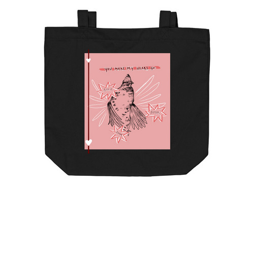 Grouse&nbsp;, a Black Organic Cotton Tote Bag