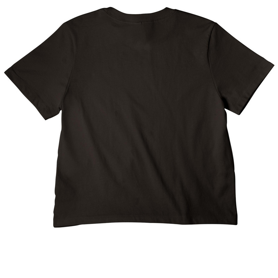 She?s from Damascus (regular tees), a Black Women's Heavyweight Tee (back-view)