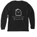 Ghouls, a Solid Black Blend Premium Long Sleeve Tee