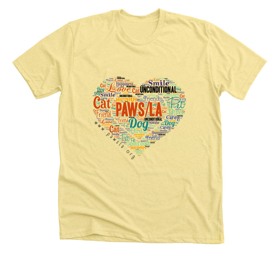 Have a Heart Apparel, a Heather Yellow Gold Premium Unisex Tee