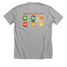 ONCOLOGY IS MY JAM, a Athletic Heather Premium Unisex Tee (back-view)