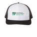 AFREF Hz Logo Caps, Light, a White/Black Printed Snapback Trucker Cap