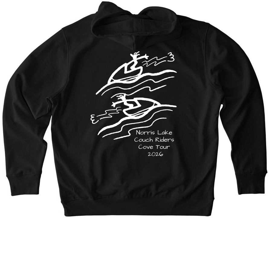 Norris shirts 2026, a Black Stanley/Stella Unisex Cruiser 2.0 Pullover Hoodie (back-view)