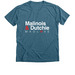 MAD Love Shirts, a Heather Deep Teal Premium V-Neck Tee