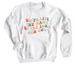 Praise The Name, a White Crewneck Sweatshirt