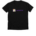 JASMYN Centered, a Solid Black Blend Premium V-Neck Tee