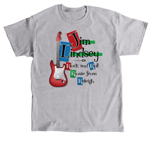 ROCK AND ROLL ROSIE, a Sport Grey Classic Unisex Tee