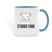 Stubbs Mugs, a Light Blue Two-Tone Ceramic Mug