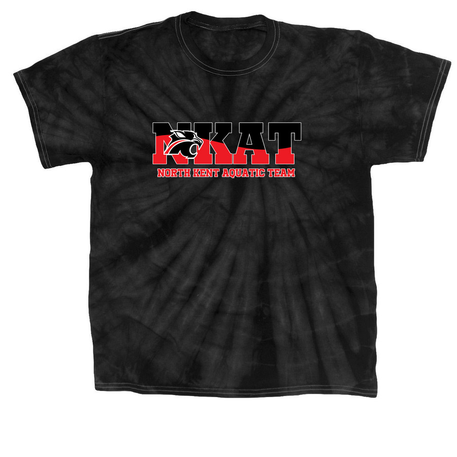 NKAT Classic Tie Dye, a Black Classic Tie Dye Tee