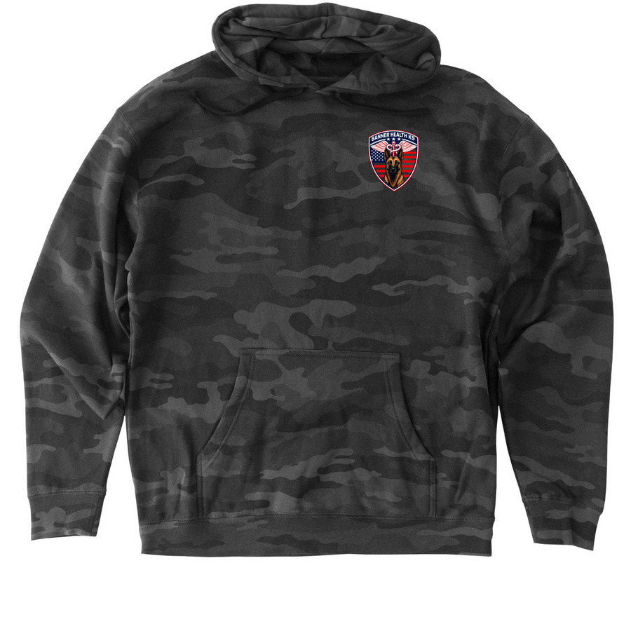 Limited Edition Camo Sweatshirt, a Black Camo Heavyweight Camo Pullover Hoodie