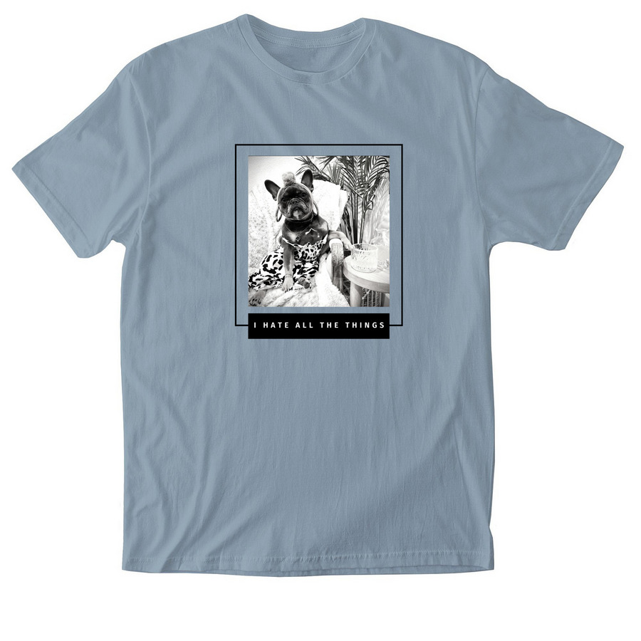 Mdigue, a Stone Blue Softstyle Cotton Tee