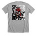 Spencer Vandenberg, a Athletic Heather Premium Unisex Tee (back-view)