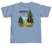 NWFest 2026 Apparel: 2-Sided Logo, a Washed Denim Comfort Colors Unisex Tee (back-view)