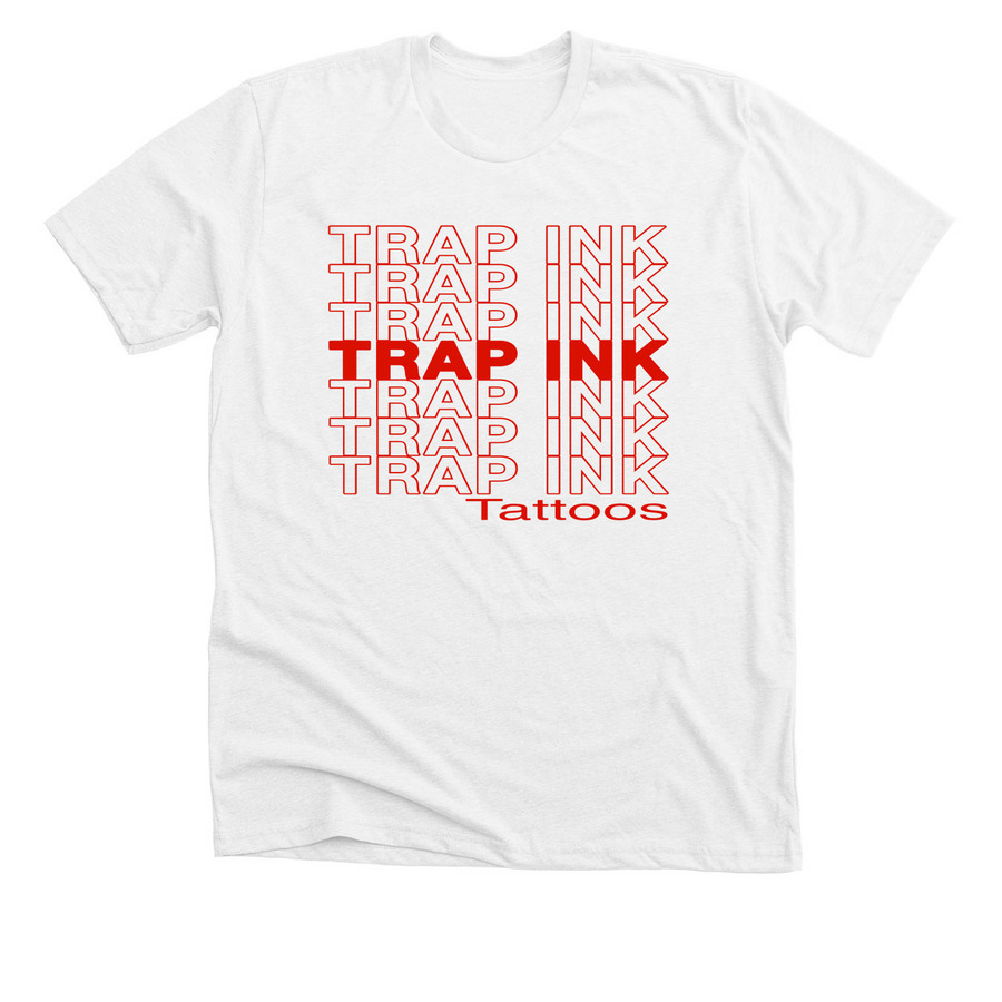 Grocery bag shop, a Solid White Blend Premium Unisex Tee