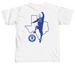 Hazard, a White Comfort Colors Unisex Tee (back-view)