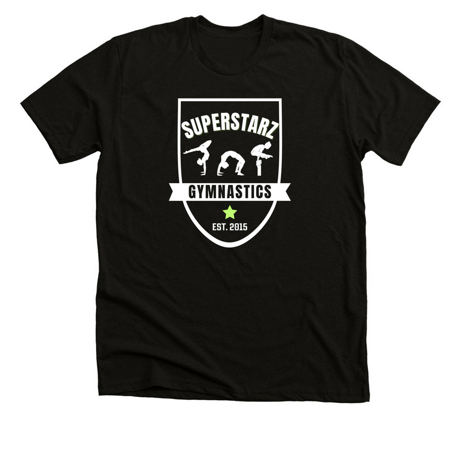 Support Our Superstarz Team, a Solid Black Blend Premium Unisex Tee