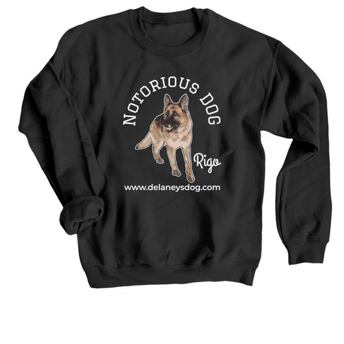 Notorious DOG&nbsp;, a Black Crewneck Sweatshirt