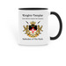 OMSDT Coffee Mugs, a Black Two-Tone Ceramic Mug