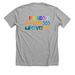 Pride 2026, a Athletic Heather Premium Unisex Tee (back-view)
