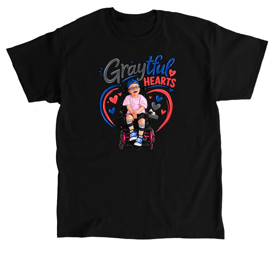 Team Graytful Hearts, a Black Classic Unisex Tee