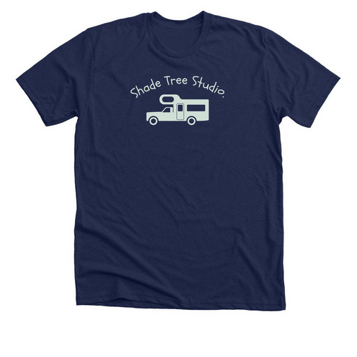 Shade Tree 6, a Solid Navy Blend Premium Unisex Tee