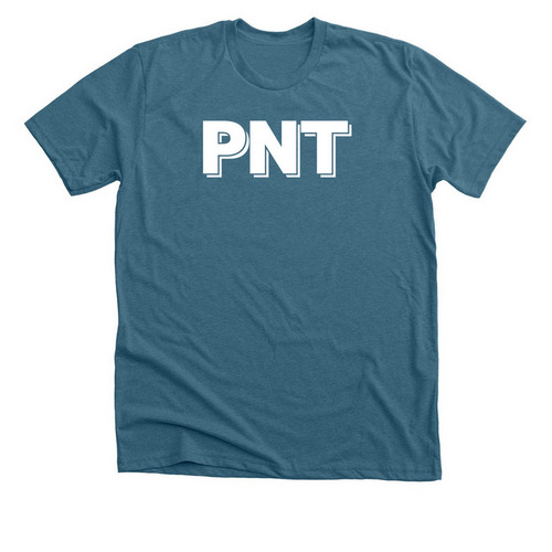 PNT 2026, a Heather Deep Teal Premium Unisex Tee