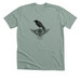 Nevermore, Poe, a Heather Sage Premium Unisex Tee