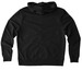 Zippables, a Deep Black Allmade Organic French Terry Zip Up Hoodie (back-view)